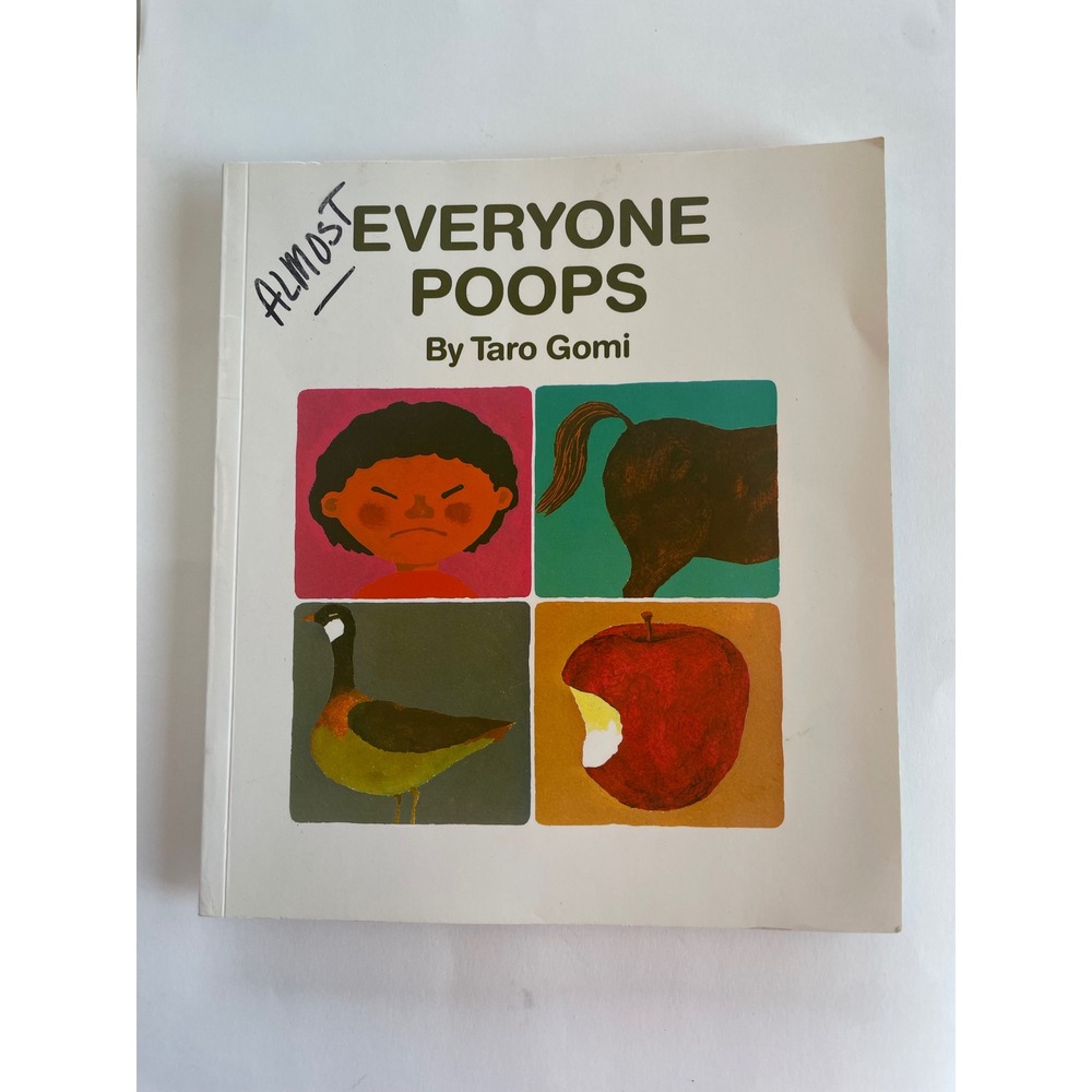 Everyone Poops Taro Gomi Children's Book Potty Training Hardcover Humor Classic